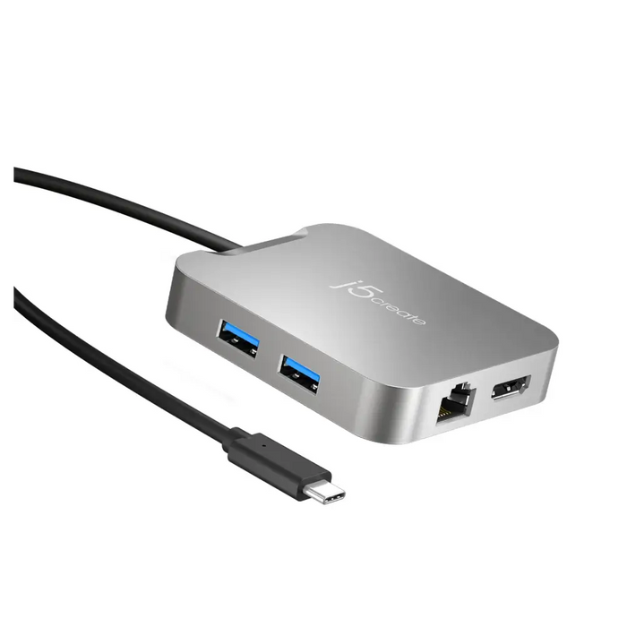 Docking station j5create JCD391 4K60 Elite USB-C PD USB-A HDMI RJ-45 - Аксесоари за лаптопи/таблети<<<Лаптопи таблети и