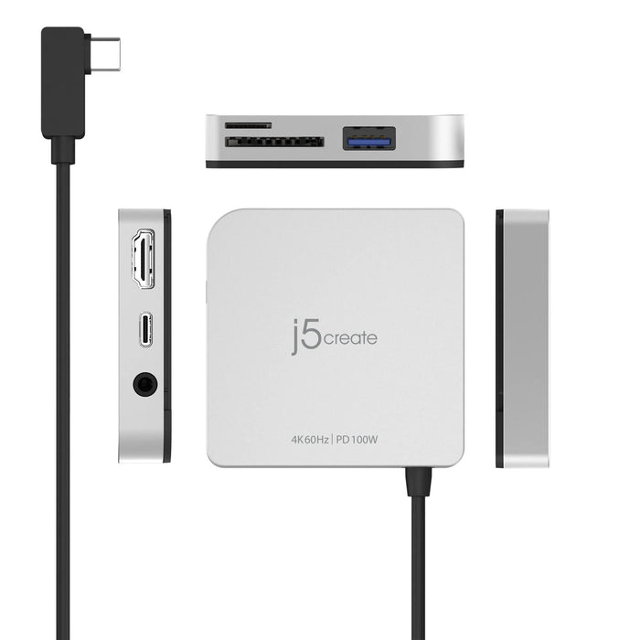 Docking station j5create JCD612 USB-C to 4K 60 Hz HDMI For iPad Pro - Аксесоари за лаптопи/таблети<<<Лаптопи таблети и