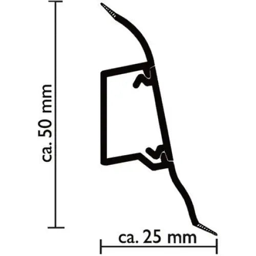 DOELLKEN SLK50 DOELLKEN SLK50 NATURAL WALNUT INTERIOR CORNER FOR PVC SKILLS - Аксесоари<<<Паркет и елементи за