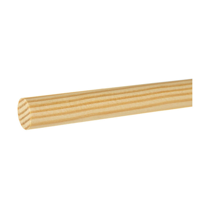 WOODEN PROFILE DR03 DOELLKEN Ø 15X2100 MM.