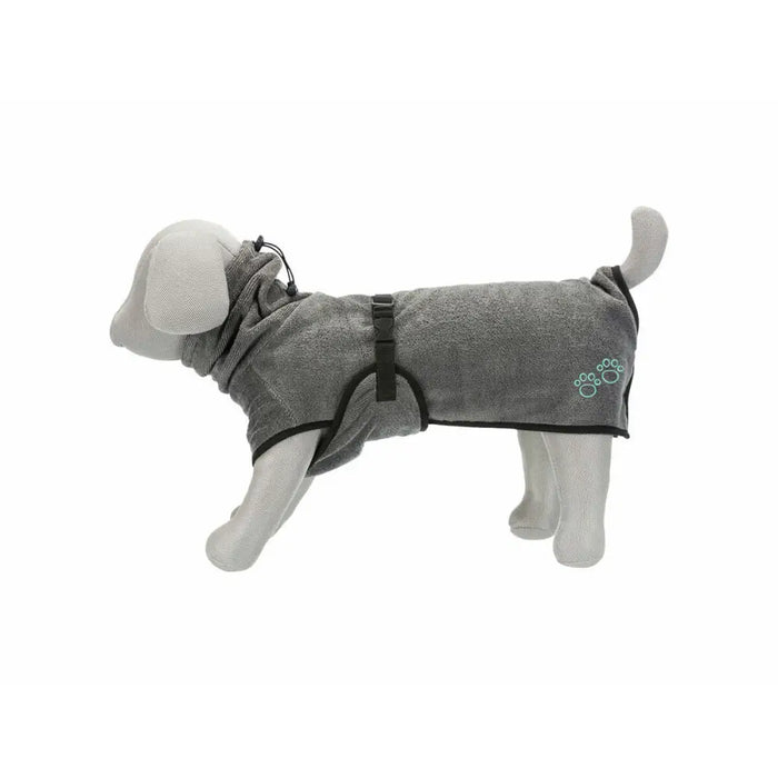 Dog bathrobe Trixie Grey M - Домашни Животни<<<Дом Градина<<<BigBuy&&&Здраве и хигиена<<<Домашни Животни<<<Дом