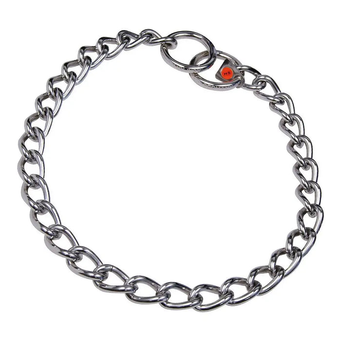 Dog collar Hs Sprenger Links Silver 4 mm Twisted 65 cm - Домашни Животни<<<Дом Градина<<<BigBuy&&&Пътуване и