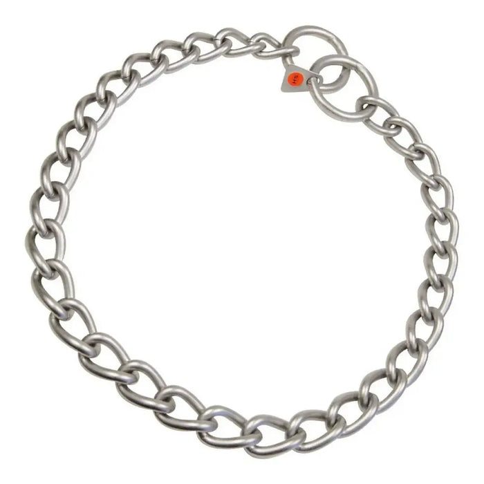 Dog collar Hs Sprenger Silver Matt 4 mm Links Twisted (70 cm) - Домашни Животни<<<Дом Градина<<<BigBuy&&&Пътуване и