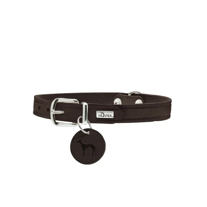 Dog collar Hunter Aalborg Chocolate S/M 37-43 cm - Домашни Животни<<<Дом Градина<<<BigBuy&&&Пътуване и