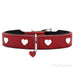 Dog collar Hunter Love S/M 35-40 cm Rojo/Blanco - Домашни Животни<<<Дом Градина<<<BigBuy&&&Пътуване и