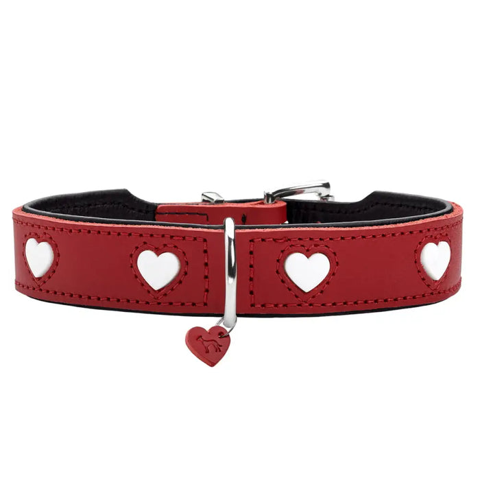 Dog collar Hunter Love S/M 35-43 cm Red - Домашни Животни<<<Дом Градина<<<BigBuy&&&Пътуване и разходки<<<Домашни