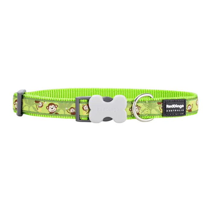 Dog collar Red Dingo Monkey 20-32 cm Green - Домашни Животни<<<Дом Градина<<<BigBuy&&&Пътуване и разходки<<<Домашни