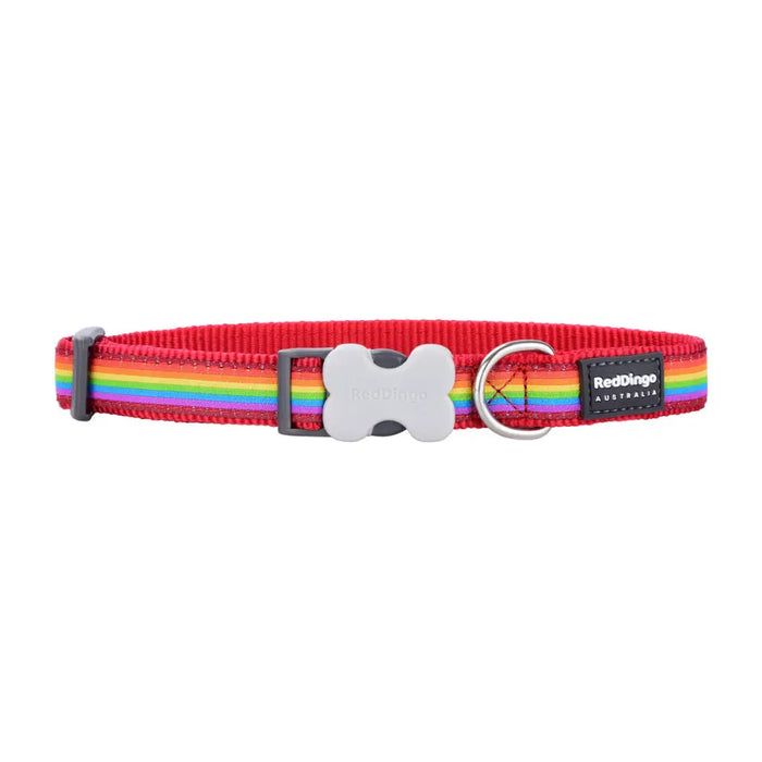 Dog collar Red Dingo Rainbow 20-32 cm Multicolour - Домашни Животни<<<Дом Градина<<<BigBuy&&&Пътуване и
