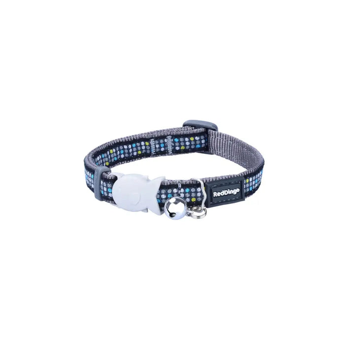 Dog collar Red Dingo STYLE MODERN ON COOL GREY 15 mm x 24-36 cm - Домашни Животни<<<Дом Градина<<<BigBuy&&&Пътуване и