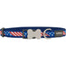 Dog collar Red Dingo STYLE US FLAG 15 mm x 24-36 cm - Домашни Животни<<<Дом Градина<<<BigBuy&&&Пътуване и