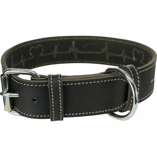 Dog collar Trixie Heartbeat Black S/M 34-40 cm - Домашни Животни<<<Дом Градина<<<BigBuy&&&Пътуване и разходки<<<Домашни