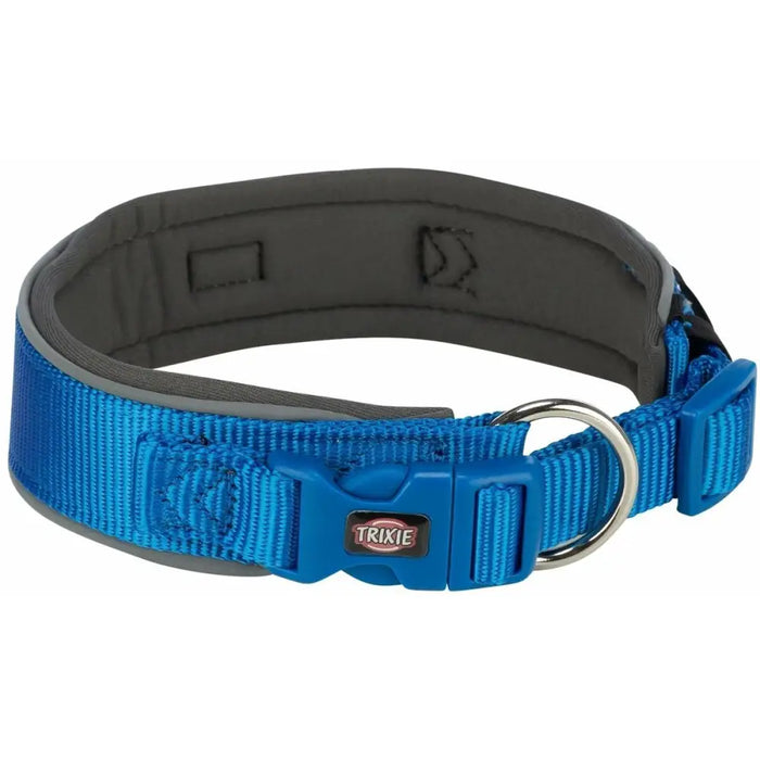 Dog collar Trixie Premium Graphite Cobalt blue L/XL 53-62 cm - Домашни Животни<<<Дом Градина<<<BigBuy&&&Пътуване и