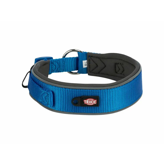 Dog collar Trixie Premium Graphite Cobalt blue S/M 33-42 cm - Домашни Животни<<<Дом Градина<<<BigBuy&&&Пътуване и