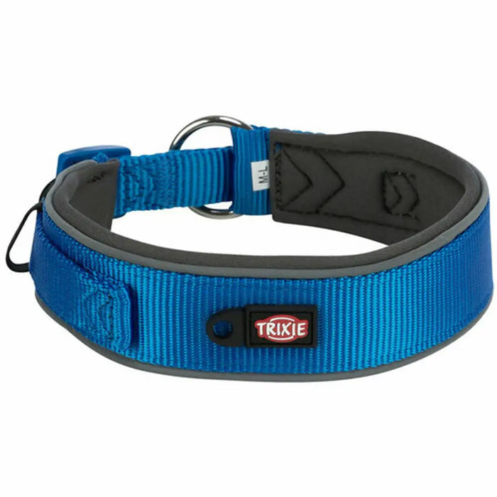 Dog collar Trixie Premium Graphite Cobalt blue S/M 33-42 cm - Домашни Животни<<<Дом Градина<<<BigBuy&&&Пътуване и