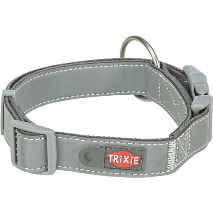 Dog collar Trixie Premium Reflect Graphite L/XL - Домашни Животни<<<Дом Градина<<<BigBuy&&&Пътуване и