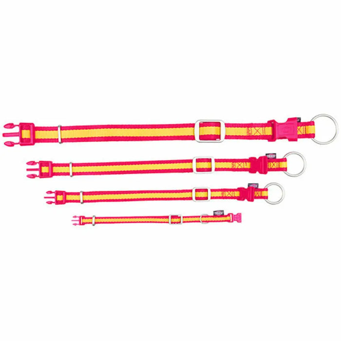 Dog collar Trixie Premium Yellow Red L/XL 40-65 cm - Домашни Животни<<<Дом Градина<<<BigBuy&&&Пътуване и