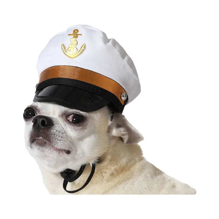 Dog Costume White Hat Sailor - Домашни Животни<<<Дом Градина<<<BigBuy&&&Играчки<<<Домашни Животни<<<Дом Градина<<<BigBuy