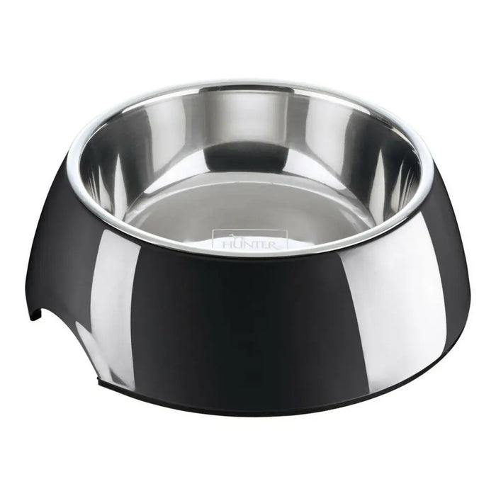 Dog Feeder Hunter Melamin Stainless steel Black 350 ml (18,5 x 18,5 x 9,5 cm) - Домашни Животни<<<Дом