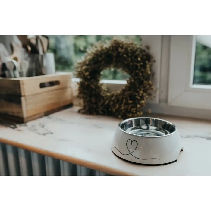 Dog Feeder Hunter Valencia White 350 ml - Домашни Животни<<<Дом Градина<<<BigBuy&&&Купички за храна и вода<<<Домашни