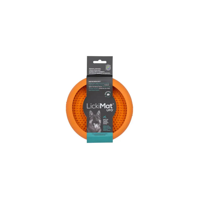 Dog Feeder Lickimat Orange Rubber Modern - Домашни Животни<<<Дом Градина<<<BigBuy&&&Здраве и хигиена<<<Домашни