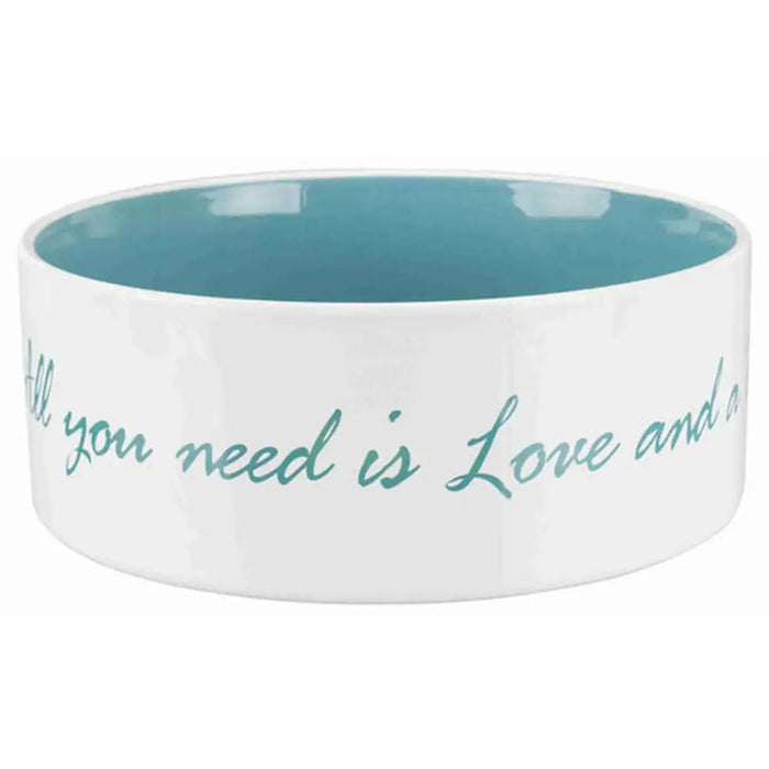 Dog Feeder Trixie Blue Cream Ø 20 cm 1,4 L - Домашни Животни<<<Дом Градина<<<BigBuy&&&Купички за храна и вода<<<Домашни