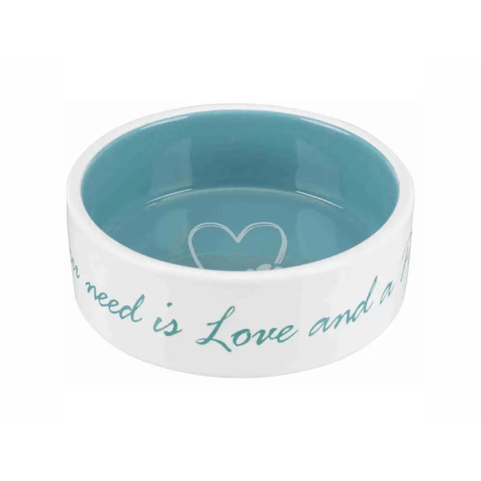 Dog Feeder Trixie Pet’s Home Blue Cream Ø 12 cm 300 ml - Домашни Животни<<<Дом Градина<<<BigBuy&&&Купички за храна и