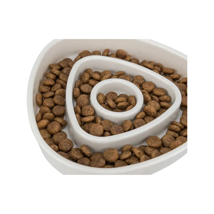 Dog Feeder Trixie Slow Feeding Grey 350 ml 15 × 15 CM - Домашни Животни<<<Дом Градина<<<BigBuy&&&Купички за храна и