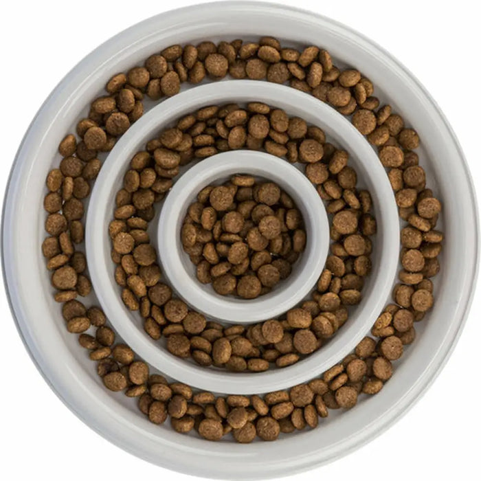 Dog Feeder Trixie Slow Feeding Grey Ø 23 cm 450 ml - Домашни Животни<<<Дом Градина<<<BigBuy&&&Купички за храна и