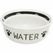 Dog Feeder Trixie White Black Ø 13 cm 250 ml - Домашни Животни<<<Дом Градина<<<BigBuy&&&Купички за храна и