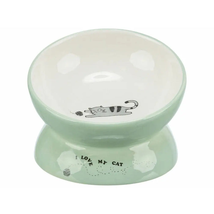 Dog Feeder Trixie White Green Ø 13 cm 150 ml - Домашни Животни<<<Дом Градина<<<BigBuy&&&Купички за храна и