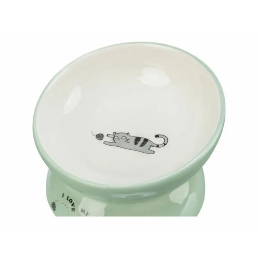 Dog Feeder Trixie White Green Ø 13 cm 150 ml - Домашни Животни<<<Дом Градина<<<BigBuy&&&Купички за храна и