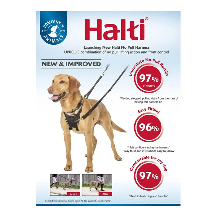 Dog Harness Company of Animals Halti Size S (26-36 cm) - Домашни Животни<<<Дом Градина<<<BigBuy&&&Пътуване и