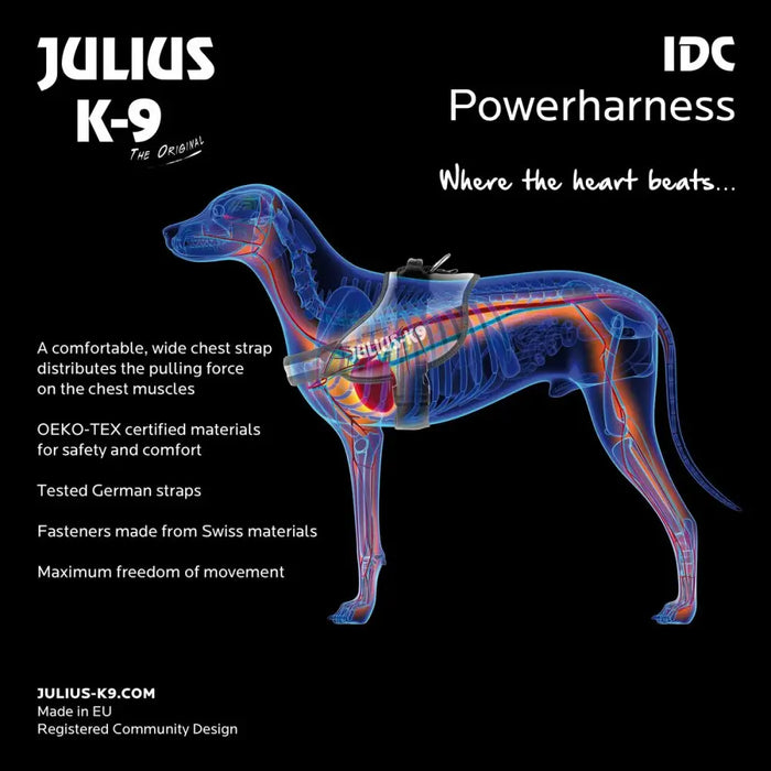 Dog Harness Julius K9 IDC Cowboy 2 Baby 2 (XS/S) - Домашни Животни<<<Дом Градина<<<BigBuy&&&Пътуване и