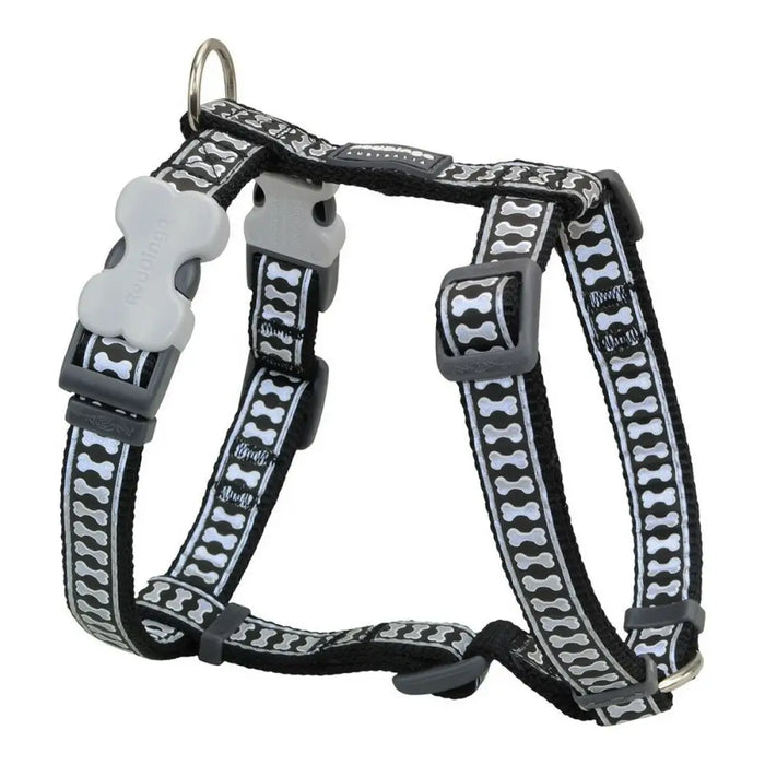 Dog Harness Red Dingo Black Bone Reflective 37-61 cm - Домашни Животни<<<Дом Градина<<<BigBuy&&&Пътуване и