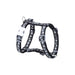 Dog Harness Red Dingo STYLE DIAMOND 36-54 cm Black 30-48 cm - Домашни Животни<<<Дом Градина<<<BigBuy&&&Пътуване и
