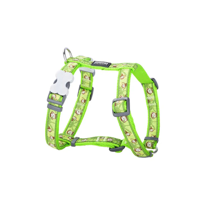 Dog Harness Red Dingo STYLE MONKEY LIME GREEN 36-54 cm 30-48 cm - Домашни Животни<<<Дом Градина<<<BigBuy&&&Пътуване и