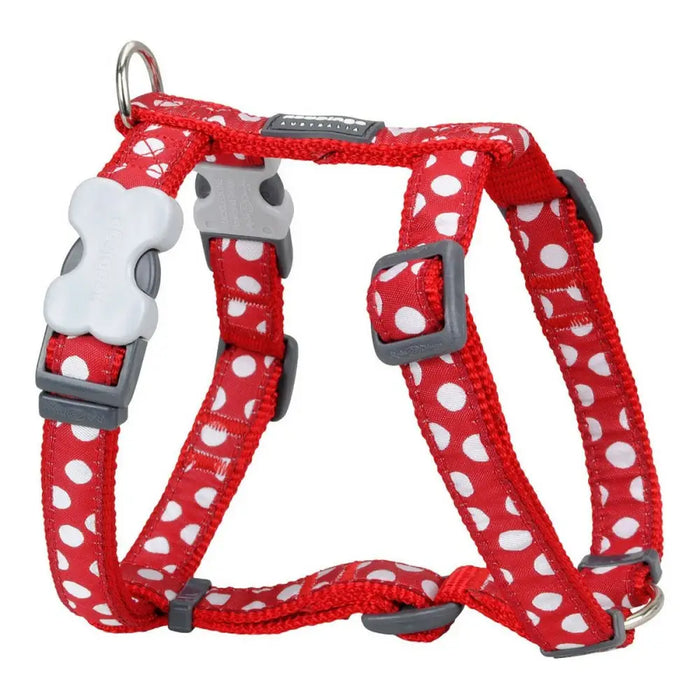 Dog Harness Red Dingo Style Red Spots 30-48 cm - Домашни Животни<<<Дом Градина<<<BigBuy&&&Пътуване и разходки<<<Домашни
