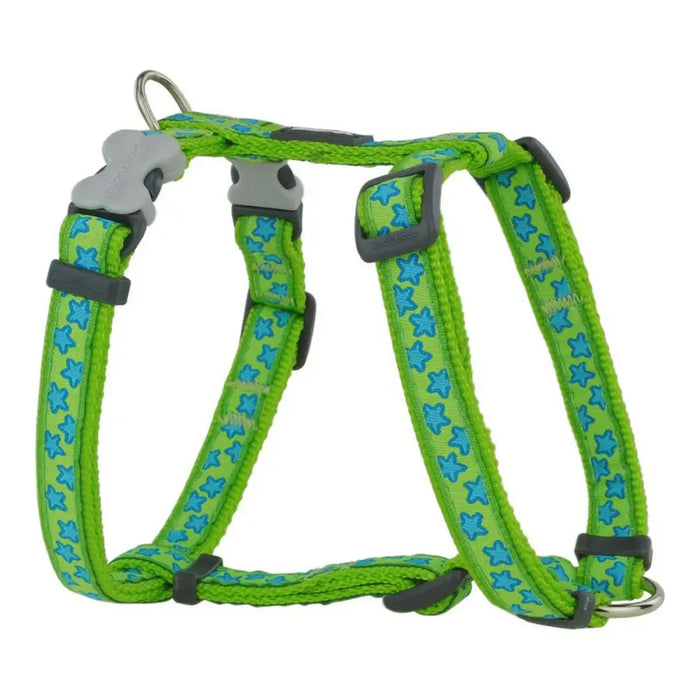 Dog Harness Red Dingo Style Star Green 30-48 cm - Домашни Животни<<<Дом Градина<<<BigBuy&&&Пътуване и