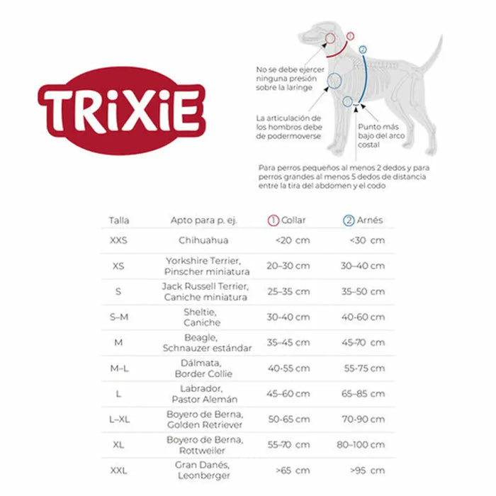 Dog Harness Trixie Grey Light grey XS S XS/S - Домашни Животни<<<Дом Градина<<<BigBuy&&&Пътуване и разходки<<<Домашни