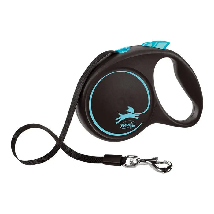 Dog Lead Flexi BLACK DESIGN 5 m Blue Size L - Домашни Животни<<<Дом Градина<<<BigBuy&&&Пътуване и разходки<<<Домашни
