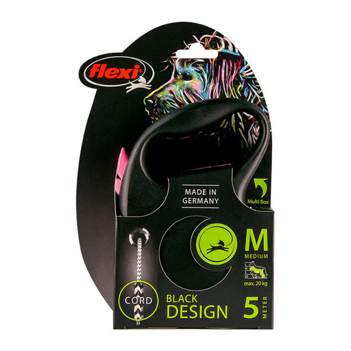 Dog Lead Flexi BLACK DESIGN 5 m Pink Size S - Домашни Животни<<<Дом Градина<<<BigBuy&&&Пътуване и разходки<<<Домашни