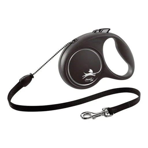 Dog Lead Flexi BLACK DESIGN Silver XS - Домашни Животни<<<Дом Градина<<<BigBuy&&&Пътуване и разходки<<<Домашни