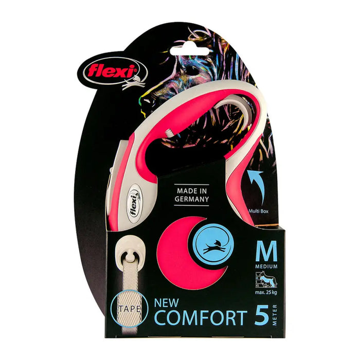 Dog Lead Flexi NEW COMFORT 5 m Red Size S - Домашни Животни<<<Дом Градина<<<BigBuy&&&Пътуване и разходки<<<Домашни