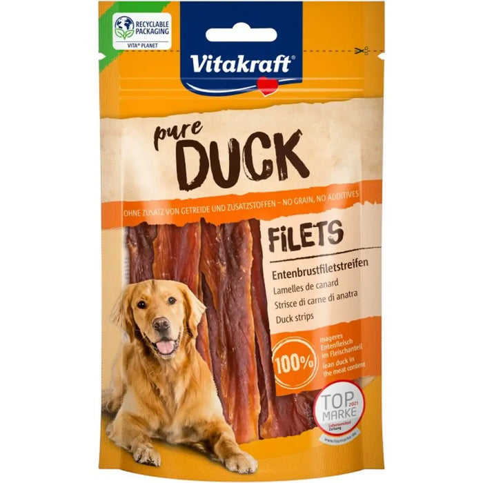 Dog Snack Vitakraft Pure Duck Fillets 80 g - Хранене на домашни любимци<<<Домашни Животни<<<Дом