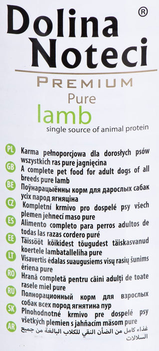 Dolina Noteci Premium Pure Lamb - wet dog food - 400g