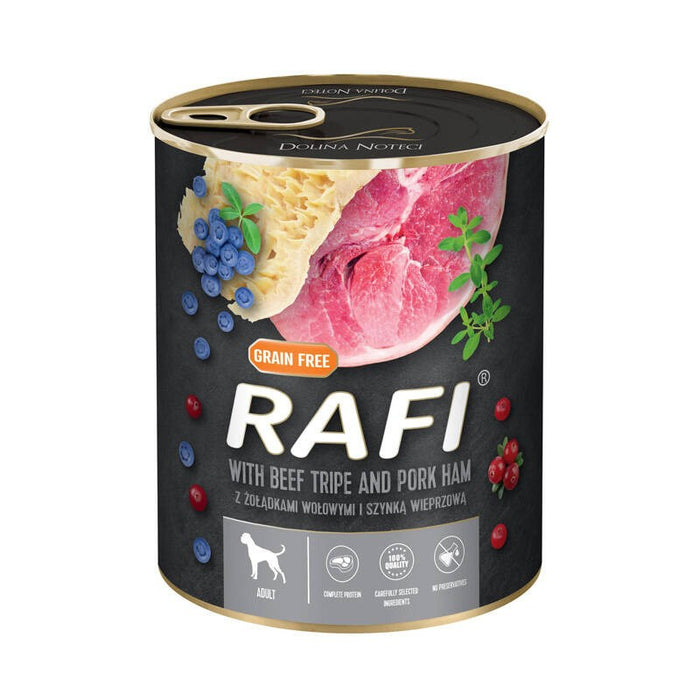 DOLINA NOTECI Rafi Beef tripe with ham- wet dog food - 800g