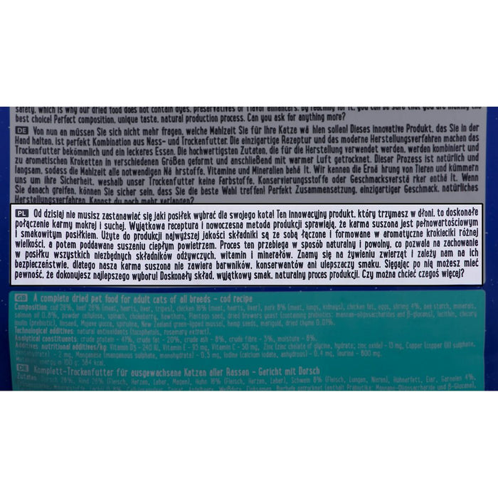 Cat food Dolina Noteci 8532 Adult Cod 1 kg