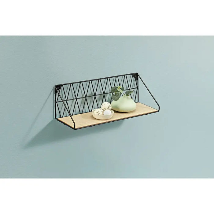 DOLLE DIAMOND SHELF 40X12X13 CM. BLACK - Етажерки и рафтове<<<Мебели и обков<<<Мебели и интериор<<<Praktiker