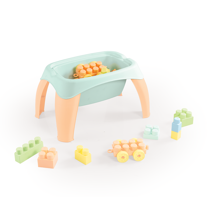 DOLU Table with construction Jumblocks 30 h.