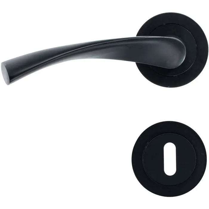 DOOR HANDLE WITH PLAIN KEY CASSA MERT - Обков за врати<<<Обков<<<Мебели и интериор<<<Praktiker&&&Обков за врати<<<Врати